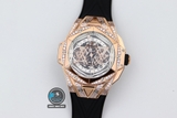 NEW 2021 / HB FACTORY BEST 1:1 / HUBLOT BIG BANG SANG BLEU II CHRONOGRAPH 45MM LIMITED