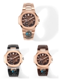 NEW 2023 / GR FACTORY BEST 1:1 / PATEK PHILIPPE NAUTILUS 5724 ROSE GOLD CAL.240PS FULL OPTION