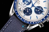 NEW 2022 / OS FACTORY BEST 1:1 / OMEGA Speedmaster “Silver Snoopy Award” 50th Anniversary Chronograph 42mm VER.2