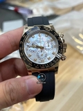 NEW 2023 / BETTER (3K) FACTORY BEST 1:1 / ROLEX DAYTONA 40 x 12,2MM CAL.4130 + THAY ĐỔI MẶT SỐ THIÊN THẠCH VÀ MOB XÀ CỪ THẬT TÙY CHỈNH