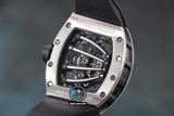 NEW 2022 / RM FACTORY BEST 1:1 / RICHARD MILLER RM 59-01 FULL DIAMOND BAGUETTE TOURBILLION LIMITED