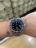 NEW 2021 / CLEAN FACTORY BEST 1:1 / ROLEX GMT MASTER II PESSI THÉP 904L CAL.3186