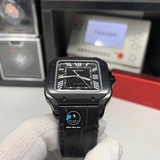 NEW 2021 / V6 FACTORY BEST 1:1 / CARTIER SANTOS DE LARGE WSSA0039 DLC BLACK