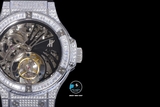 NEW 2022 / DX FACTORY BEST 1:1 / HUBLOT BIG BANG TOURBILLION LIMITED VER.3 DIAMOND