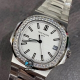 NEW 2020 / PPF FACTORY BEST 1:1 / PATEK PHILIPPE NAUTILUS 5711 VER.4 DIAMOND BEZEL