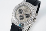 NEW 2022 / JVS FACTORY BEST 1:1 / ROLEX DAYTONA OYSTERFLEX 🌈 DIAMOND BAGUETTE 40 X 12,2MM CAL.7750