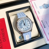 VIP NEW 2021 / ORIGINAL FACTORY BEST 1:1 / PATEK PHILIPPE AQUANAUT 5072G 35.6 X 7,7MM WOMEN KIM CƯƠNG THIÊN NHIÊN