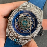 NEW 2020 / HB FACTORY BEST 1:1 / HUBLOT BIG BANG SANG BLEU 45 DIAMOND LIMITED