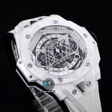 NEW 2022 / ZF FACTORY BEST 1:1 / HUBLOT BIG BANG SANG BLEU II CERAMIC 45MM HUB.1240