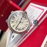 VIP NEW 2023 / ORIGINAL FACTORY BEST 1:1 / CARTIER BALLON BLEU 42MM VÀNH ĐÍNH 127 VIÊN KIM CƯƠNG VVS 1,5 - 2 CARAT CORE ETA 2824-2 SWISS