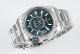 NEW 2023 / ZF FACTORY BEST 1:1 / ROLEX SKY DWELLER 326934 DUAL TIME 42MM CAL.9001
