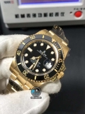 NEW 2022 / CLEAN FACTORY BEST 1:1 / ROLEX SUBMARINE DATE 116618 FULL GOLD CAL.3135 40MM
