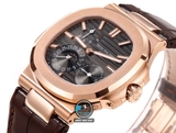 NEW 2023 / GR FACTORY BEST 1:1 / PATEK PHILIPPE NAUTILUS 5724 ROSE GOLD CAL.240PS FULL OPTION