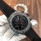 NEW 2021 / N FACTORY BEST 1:1 / ROLEX DAYTONA DiW CARBON CAL.4130