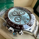 NEW 2022 / BETTER (3K) FACTORY BEST 1:1 / ROLEX DAYTONA OYSTER STEEL 116506IBL BLUE ICE DIAL 40 x 12,2MM CAL.4130