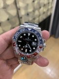 NEW 2021 / CLEAN FACTORY BEST 1:1 / ROLEX GMT MASTER II PESSI THÉP 904L CAL.3186