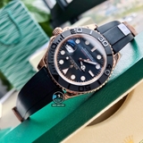 VIP NEW 2021 / ORIGINAL FACTORY 1:1 / ROLEX YACHT MASTER 40 116655 EVEROSE GOLD 18K