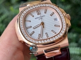 VIP NEW 2021 / ORIGINAL FACTORY BEST 1:1 / PATEK PHILIPPE NAUTILUS 5711/1R 40MM VÀNG HỒNG 18K. VÀNG KIM CƯƠNG THIÊN NHIÊN