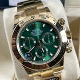 NEW 2022 / BETTER (3K) FACTORY BEST 1:1 / ROLEX DAYTONA OYSTER GREEN GOLD 40 x 12,2MM CAL.4130