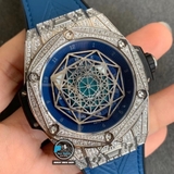 NEW 2020 / HB FACTORY BEST 1:1 / HUBLOT BIG BANG SANG BLEU 45 DIAMOND LIMITED