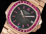 NEW 2022 / GR FACTORY BEST 1:1 / PATEK PHILIPPE NAUTILUS 5711 RUBY DIAMOND COLOR 💎 40MM 9015/CAL324