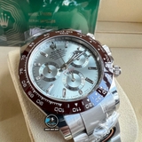 NEW 2022 / BETTER (3K) FACTORY BEST 1:1 / ROLEX DAYTONA OYSTER STEEL 116506IBL BLUE ICE DIAL 40 x 12,2MM CAL.4130