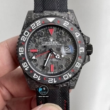 NEW 2022 / 3K FACTORY BEST 1:1 / ROLEX GMT MASTER II DiW CARBON CAL.3186