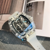 VIP NEW 2021 / ORIGINAL FACTORY BEST 1:1 / RICHARD MILLER RM 53-02 SHAPHIRE CRYSTAL TOURBILLION LIMITED
