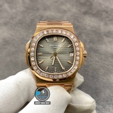 NEW 2020 / PPF FACTORY BEST 1:1 / PATEK PHILIPPE NAUTILUS 5711 VER.4 DIAMOND BAGUETTE