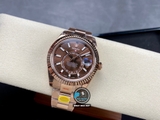 NEW 2023 / NOOB FACTORY BEST 1:1 / ROLEX SKY DWELLER 42MM CAL.9001 VER.2