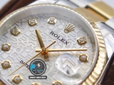 DJ FACTORY BEST 1:1 / ROLEX DATEJUST 36 BRACELET 3D GOLD 18K