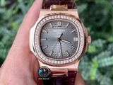VIP NEW 2021 / ORIGINAL FACTORY BEST 1:1 / PATEK PHILIPPE NAUTILUS 5711/1R 40MM VÀNG HỒNG 18K. VÀNG KIM CƯƠNG THIÊN NHIÊN