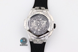 NEW 2021 / HB FACTORY BEST 1:1 / HUBLOT BIG BANG SANG BLEU II CHRONOGRAPH 45MM LIMITED