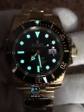 NEW 2022 / CLEAN FACTORY BEST 1:1 / ROLEX SUBMARINE DATE 116618 FULL GOLD CAL.3135 40MM