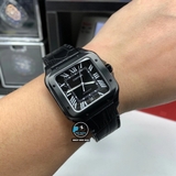 NEW 2021 / V6 FACTORY BEST 1:1 / CARTIER SANTOS DE LARGE WSSA0039 DLC BLACK