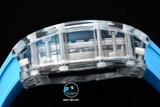 NEW 2021 / RM FACTORY BEST 1:1 / RICHARD MILLER RM 53-02 TOURBILLON SHAPHIRE CRYSTAL LIMITED