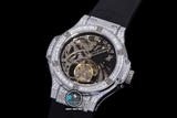 NEW 2022 / DX FACTORY BEST 1:1 / HUBLOT BIG BANG TOURBILLION LIMITED VER.3 DIAMOND