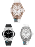 NEW 2022 / MS FACTORY BEST 1:1 / HUBLOT ONE CLICK STEEL DIAMOND 39MM HUB.1270