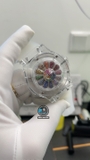 NEW 2022 / V9 FACTORY BEST 1:1 / HUBLOT FUSION TAKASHI MURAKAMI 45MM SAPPHIRE CRYTAL DIAMOND RAINBOW 🌈 HUB.1214