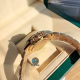 VIP NEW 2021 / ORGINAL FACTORY BEST 1:1 / ROLEX DAYTONA OYSTER GREEN DIAL GOLD 18K