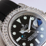 NEW 2023 / BEST FACTORY 1:1 / ROLEX YACHT MASTER 126679SAB FULL DIAMOND BEZEL 40MM CAL.3135