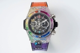 NEW 2022 / ZF FACTORY BEST 1:1 / HUBLOT BIG BANG UNICO DIAMOND RAINBOW 45MM HUB.1280