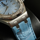NEW 2021 / ORIGINAL FACTORY BEST 1:1 / AP ROYAL OAK LADY 67601 33MM VÀNH 32 VIÊN KIM CƯƠNG THIÊN NHIÊN 0,65 LY