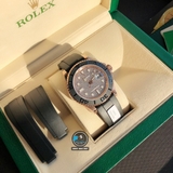 VIP NEW 2021 / ORIGINAL FACTORY 1:1 / ROLEX YACHT MASTER PAVE 40MM 126655 EVEROSE GOLD 18K 6UM