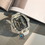 VIP NEW 2021 / ORIGINAL FACTORY BEST 1:1 / RICHARD MILLER RM 53-02 SHAPHIRE CRYSTAL TOURBILLION LIMITED