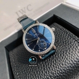 VIP NEW 2023 / ORIGINAL FACTORY BEST 1:1 / IWC PORTOFINO DAY & NIGHT IW659801 34MM VÀNH ĐÍNH 52 VIÊN KIM CƯƠNG 💎 THIÊN NHIÊN VVS 1,8MM