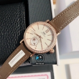 VIP NEW 2023 / ORIGINAL FACTORY BEST 1:1 / IWC PORTOFINO DAY & NIGHT IW659801 34MM VÀNH ĐÍNH 52 VIÊN KIM CƯƠNG 💎 THIÊN NHIÊN VVS 1,8MM
