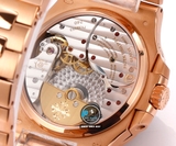 NEW 2023 / GR FACTORY BEST 1:1 / PATEK PHILIPPE NAUTILUS 5724 ROSE GOLD CAL.240PS FULL OPTION