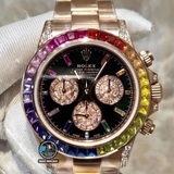NEW 2020 / BL FACTORY BEST 1:1 / ROLEX DAYTONA OYSTER RAINBOW GOLD