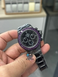 NEW 2023 / N FACTORY BEST 1:1 / ROLEX DAYTONA BY BLAKEN BLACK DLC RAINBOW DIAMOND BEZEL CAL.4130